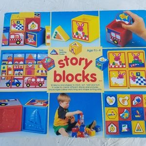 Early Learning Centre Story Blocks, Stimulates Senses, Hand Eye Coordination